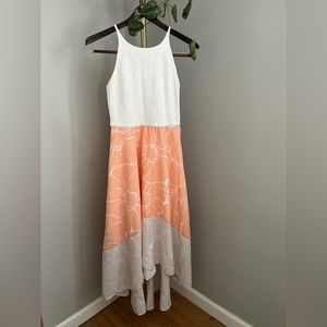 Peach/White Hutch Dress NWT ~ Size XS